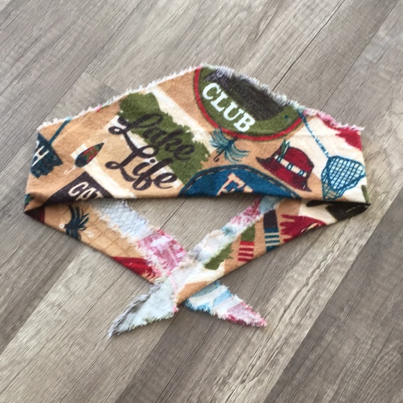 NEW Gone Fishing Dog Bandana/Scarf - Picture 4 of 9